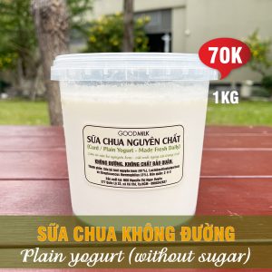 SỮA CHUA KHÔNG ĐƯỜNG - HỦ 1KG